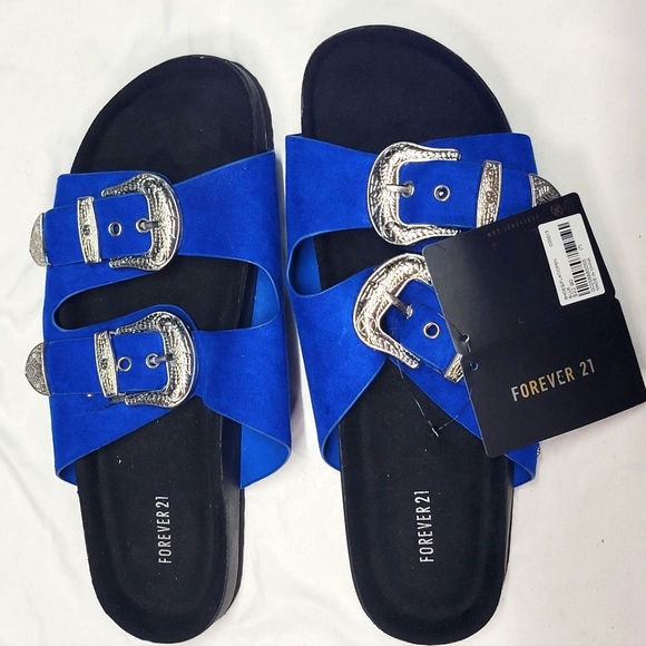 Forever 21 Shoes - Forever21 Blue Sandals